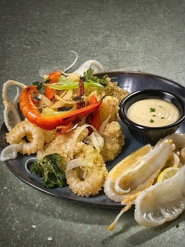 Calamari at Fifth Avenue Sushi, Calgary