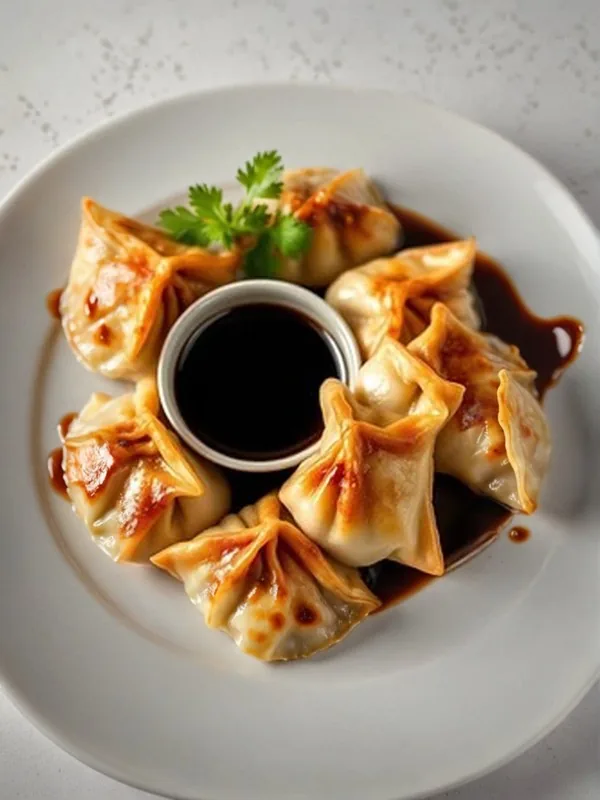 Gyoza AAA Alberta Beef (5 pcs) at Fifth Avenue Sushi, Calgary