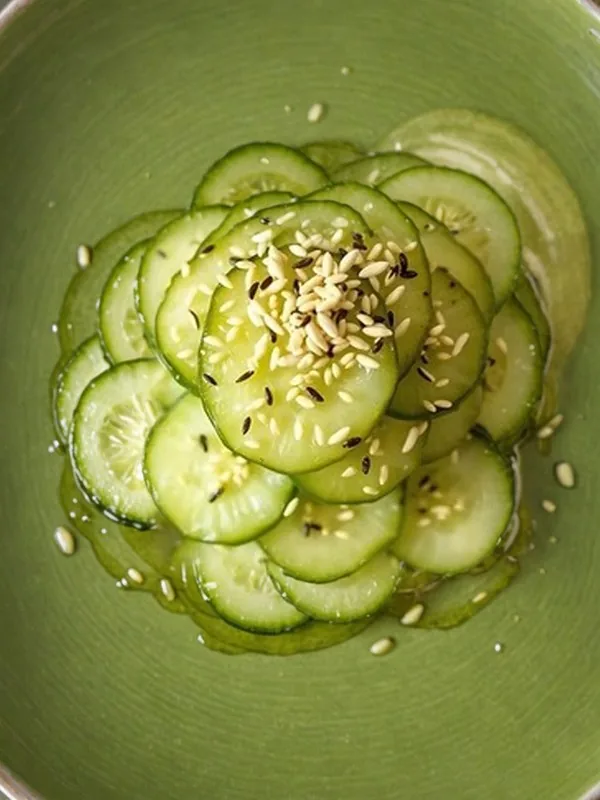 Pickled Cucumbers at Fifth Avenue Sushi, Calgary