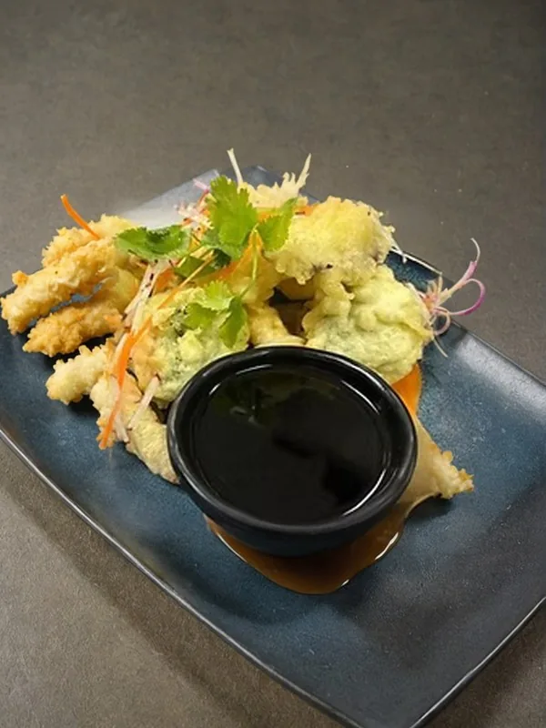 Vegetable Tempura at Fifth Avenue Sushi, Calgary
