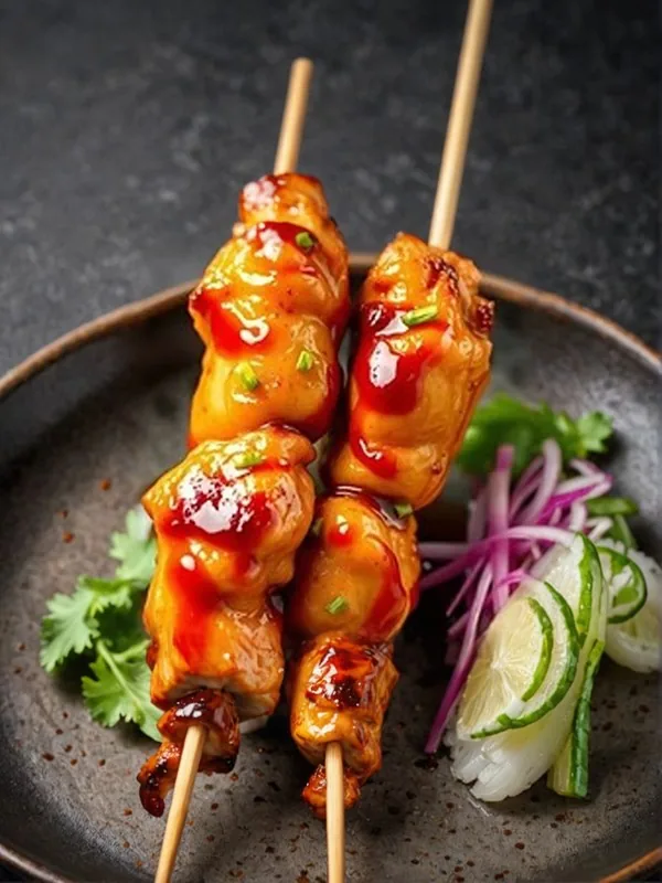 Yakitori Chicken at Fifth Avenue Sushi, Calgary
