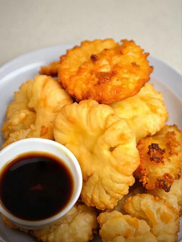 Yam Tempura at Fifth Avenue Sushi, Calgary