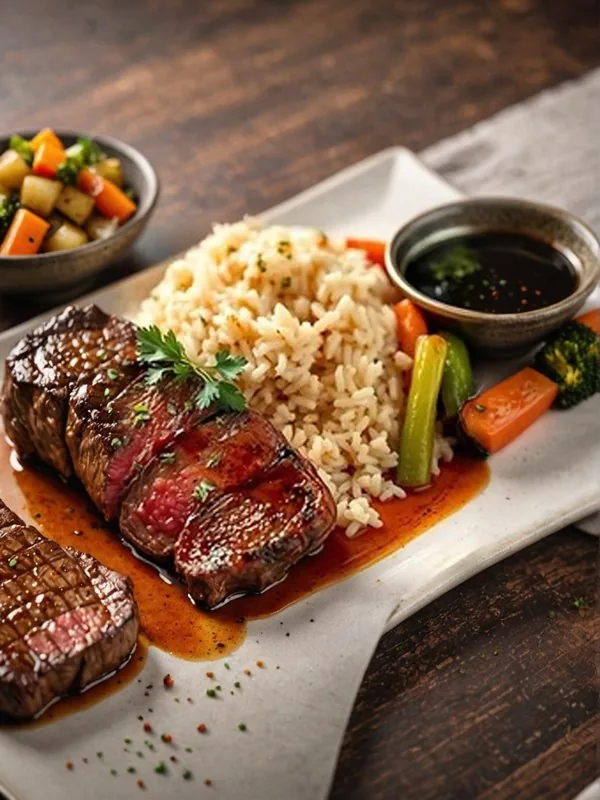 Wafu Bifu NY Steak (7 oz) at Fifth Avenue Sushi, Calgary