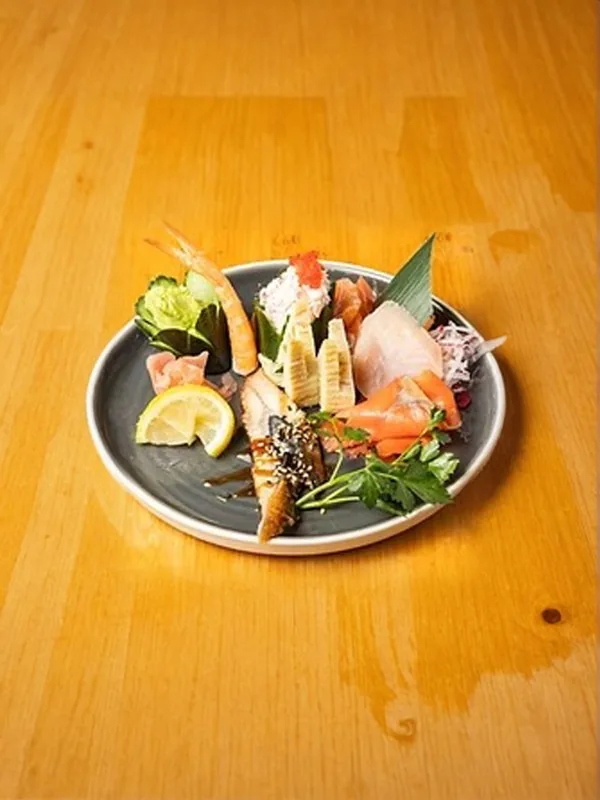 Deluxe Sashimi (8 pcs) at Fifth Avenue Sushi, Calgary