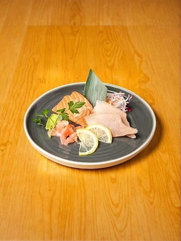Salmon Sashimi at Fifth Avenue Sushi, Calgary