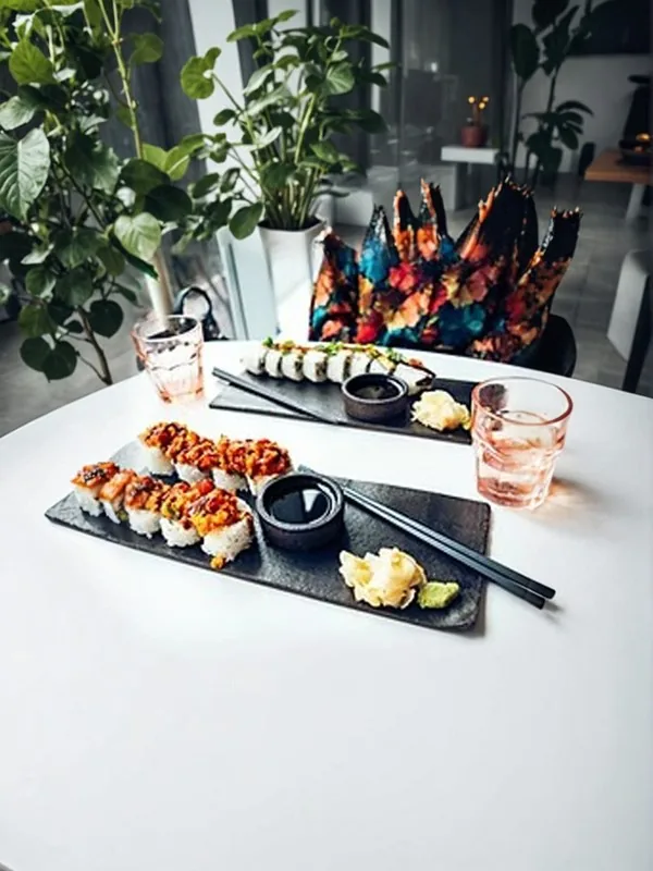 Flying Eel Dragon Roll (8 pcs) at Fifth Avenue Sushi, Calgary