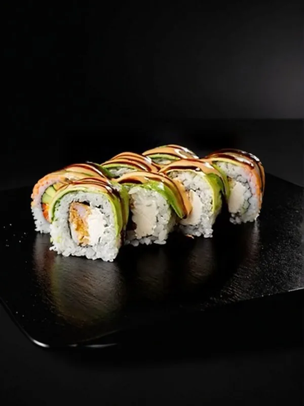 Rainbow Roll (8 pcs) at Fifth Avenue Sushi, Calgary