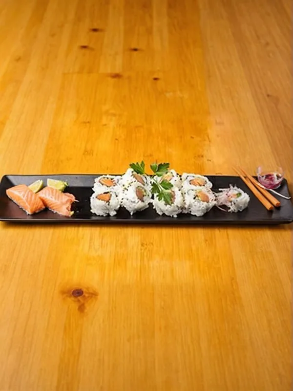 Salmon Roll (8 pcs) at Fifth Avenue Sushi, Calgary