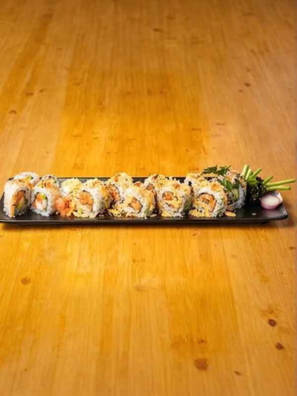 Spicy Salmon Roll (8 pcs) at Fifth Avenue Sushi, Calgary