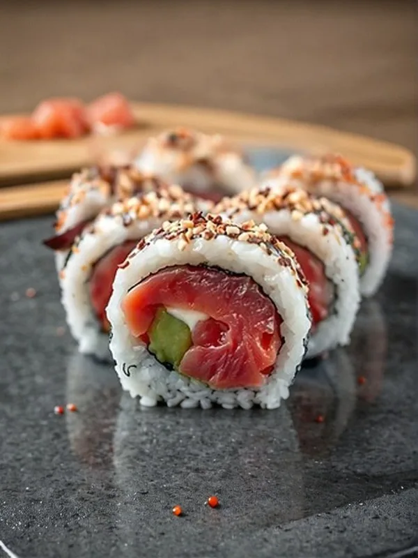 Tuna Roll (8 pcs) at Fifth Avenue Sushi, Calgary