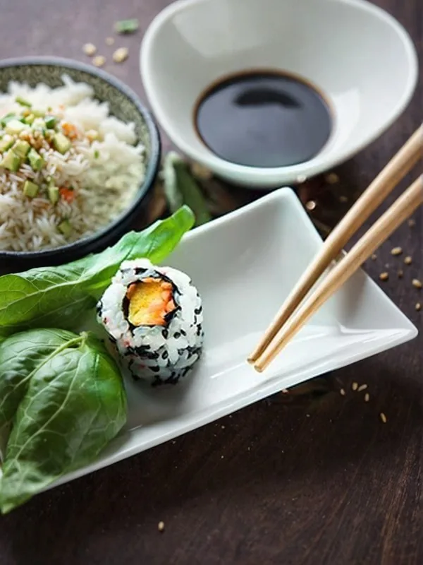 Yam Avocado Roll (8 pcs) at Fifth Avenue Sushi, Calgary