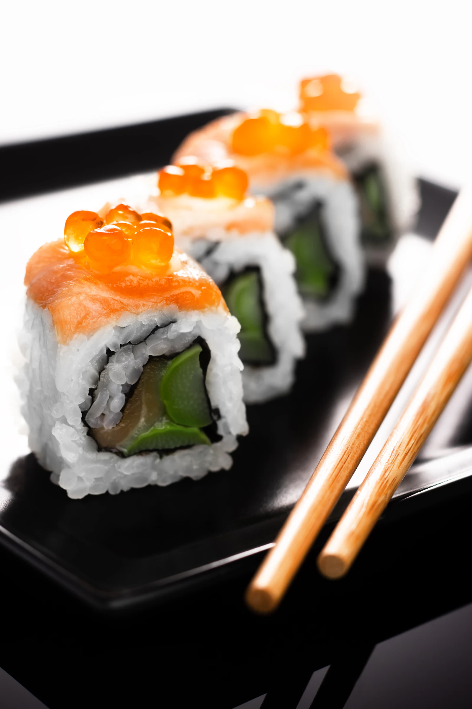 Specialty sushi rolls at Fifth Avenue Sushi